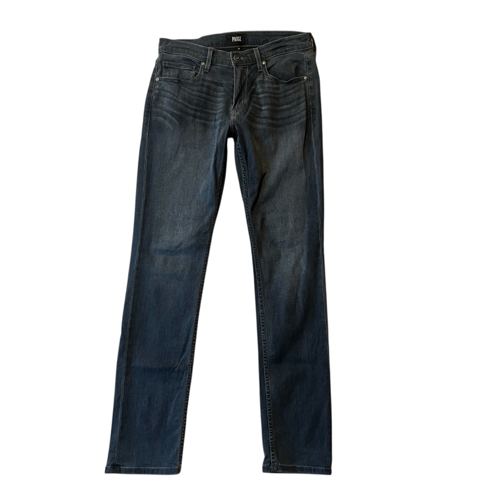 Paige Federal jeans 29 x 33 Slim straight leg Stretch Medium blue wash Mens